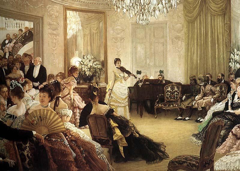 James Tissot Hush oil painting image